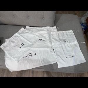 Coach dust bag bundle .
